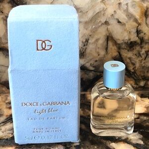 Dolce & Gabbana D&G Light Blue For Men Pour Homme Mini Dabber 5ml